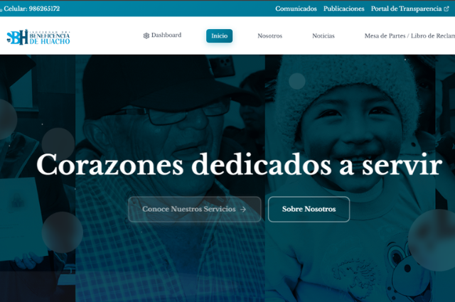 Desarrollo Web para la Beneficencia de Huacho